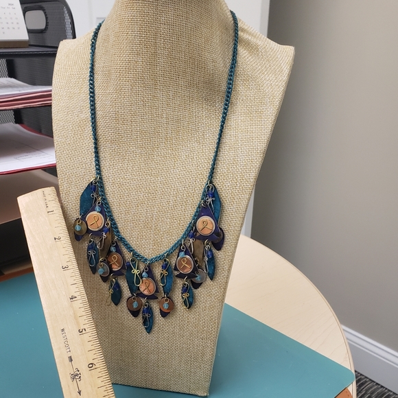 Eclectic Artsy, Made from India, NWT, Fashion Necklace & Earring Set - Picture 5 of 16